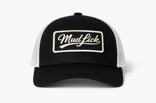 Heritage Script Trucker - Black/White